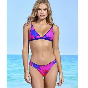 NWT MAAJI Women's Triangle Bikini Top & Bottom Set Reversible